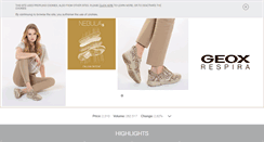 Desktop Screenshot of geox.biz