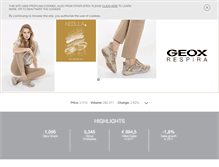 Tablet Screenshot of geox.biz